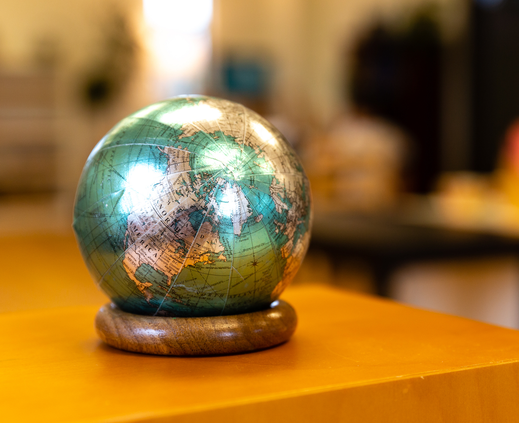 The world globe