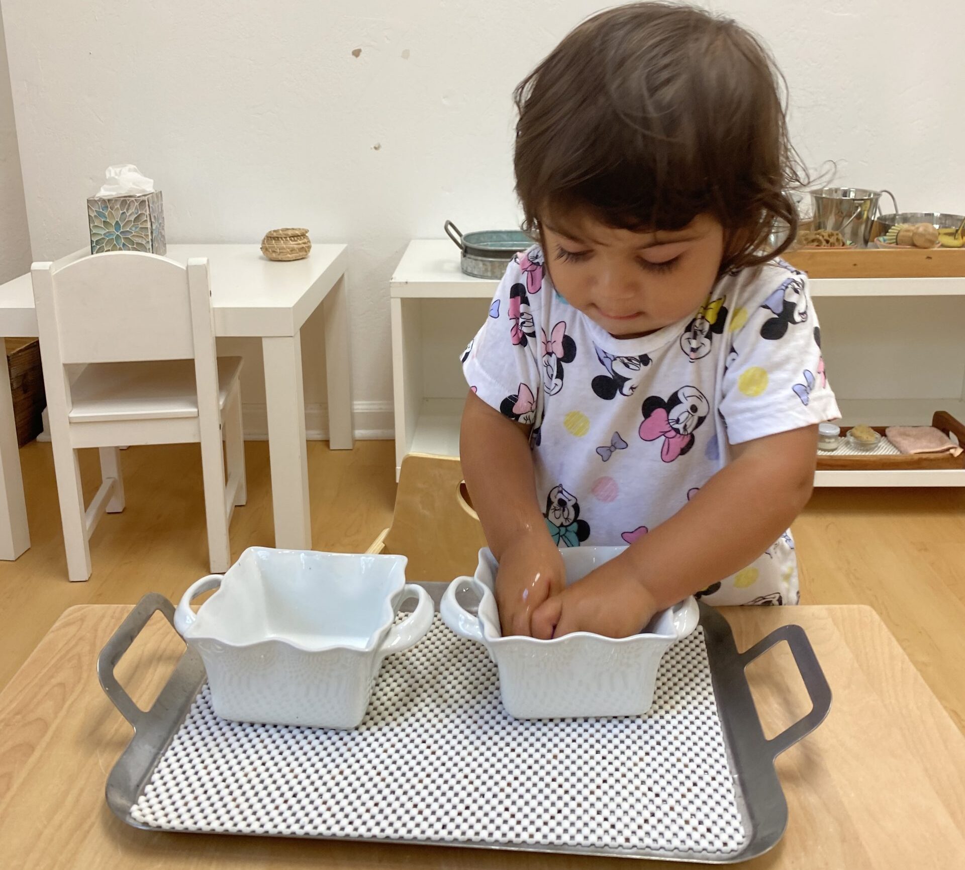 Toddler washing hands Preschool