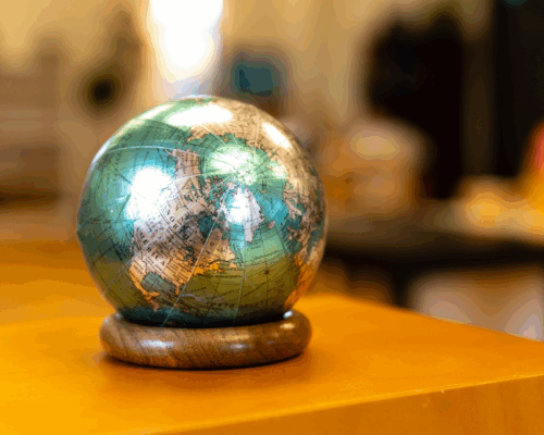 The world globe
