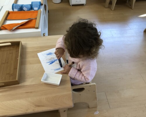 Toddler coloring