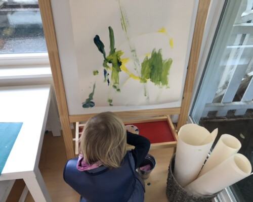 Toddler painting