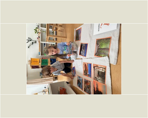 Primary Geography Working with a Partner at La Jolla Montessori