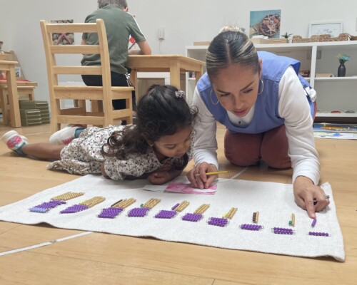Primary Individualized Instruction Multiplication at La Jolla Montessori