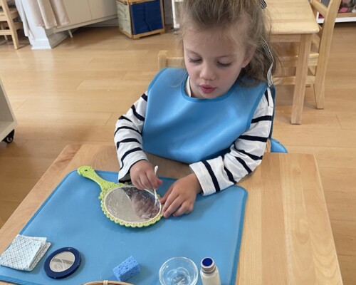 Primary Practical Life Care of the Environment at La Jolla Montessori
