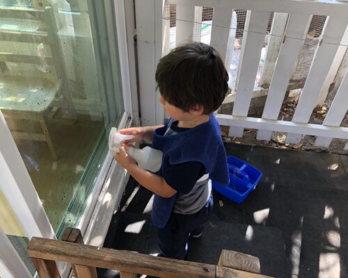 Toddler Working