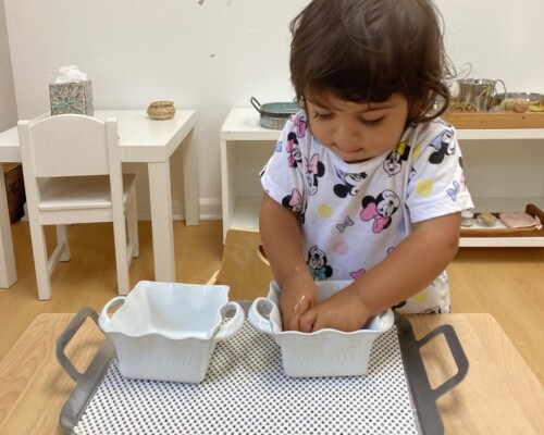 Toddler washing hands Preschool