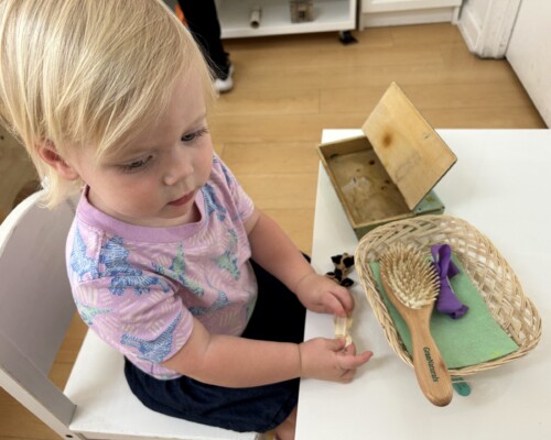 Toddler - Care of Self at La Jolla Montessori